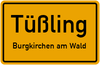 Burgkirchener Straße in TüßlingBurgkirchen am Wald
