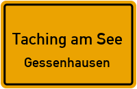 Straßenverzeichnis Taching am See Gessenhausen
