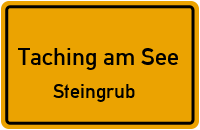 Straßenverzeichnis Taching am See Steingrub