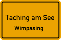 Straßenverzeichnis Taching am See Wimpasing