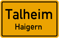 Haigernstraße in TalheimHaigern