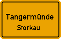 Storkauer Dorfstraße in TangermündeStorkau