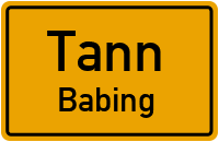 Schildthurner Straße in TannBabing