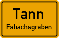 Esbachsgraben in TannEsbachsgraben