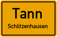 Tanner Straße in TannSchlitzenhausen