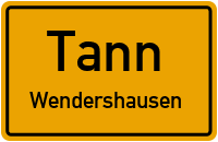Dorfstraße in TannWendershausen