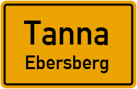 Straßen in Tanna Ebersberg