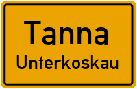 Straßen in Tanna Unterkoskau