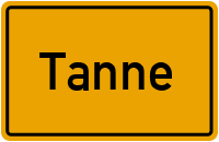 Kleine Bergstraße in Tanne