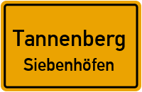 Evansweg in TannenbergSiebenhöfen