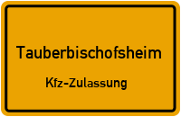Zulassungstelle Tauberbischofsheim