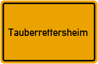 Tauberstraße in 97285 Tauberrettersheim