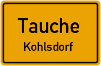 Kohlsdorfer Straße in TaucheKohlsdorf