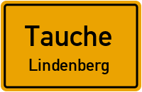 Ahrensdorfer Dorfstraße in TaucheLindenberg