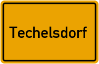 City Sign Techelsdorf