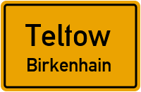 Ladestraße in TeltowBirkenhain
