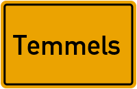 Bahnhofstraße in Temmels