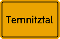 Ortsschild von Gemeinde Temnitztal in Brandenburg