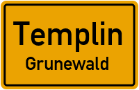 Grunewalder Dorfstraße in TemplinGrunewald