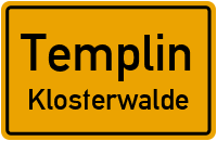 Klosterwalder Hauptstraße in TemplinKlosterwalde