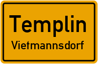 Golliner Straße in 17268 Templin (Vietmannsdorf)
