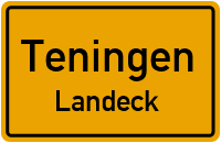 Schloßberg in TeningenLandeck