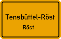 Nordhastedter Straße in Tensbüttel-RöstRöst