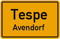 Sandweg in TespeAvendorf