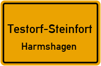Alte Dorfstraße in Testorf-SteinfortHarmshagen