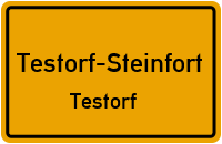 Steinforter Straße in Testorf-SteinfortTestorf