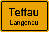 Gartenstraße in TettauLangenau