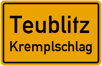 Straßenverzeichnis Teublitz Kremplschlag