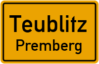 Straßenverzeichnis Teublitz Premberg