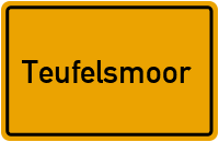 City Sign Teufelsmoor
