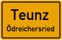 Straßen in Teunz Ödreichersried