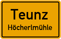 Straßen in Teunz Höcherlmühle