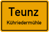 Straßenverzeichnis Teunz Kühriedermühle