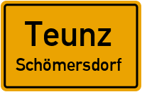 Straßen in Teunz Schömersdorf