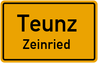 Straßen in Teunz Zeinried