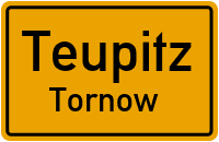 Tornower Waldstraße in TeupitzTornow