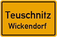 Dorfstraße in TeuschnitzWickendorf