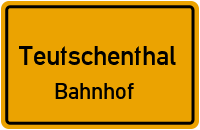 Reichsbahnstraße in 06179 Teutschenthal (Bahnhof)