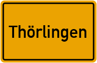 City Sign Thörlingen