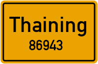 86943 Thaining
