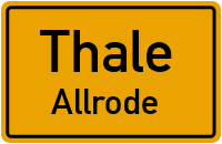 Am Schmiedegassenweg in ThaleAllrode