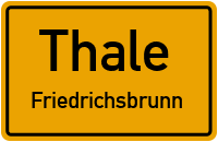Waldstraße in ThaleFriedrichsbrunn