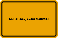 City Sign Thalhausen, Kreis Neuwied