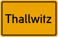 City Sign Thallwitz