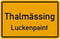 Straßenverzeichnis Thalmässing Luckenpaint