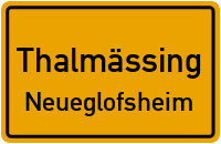Straßenverzeichnis Thalmässing Neueglofsheim